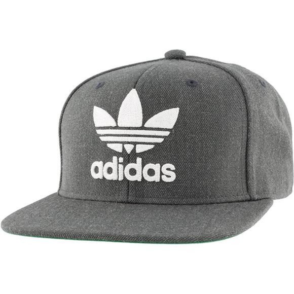 Accessories Adidas Originals Mens Trefoil Chain Flatbrim Snapback Cap